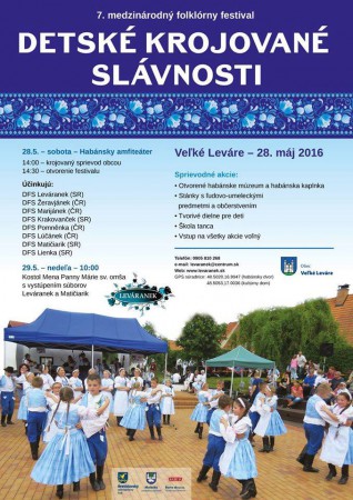 28-29.5.2016 - Detské krojované slávnosti 2016